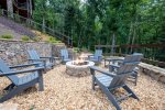 Mountain Echoes - New wood burning firepit